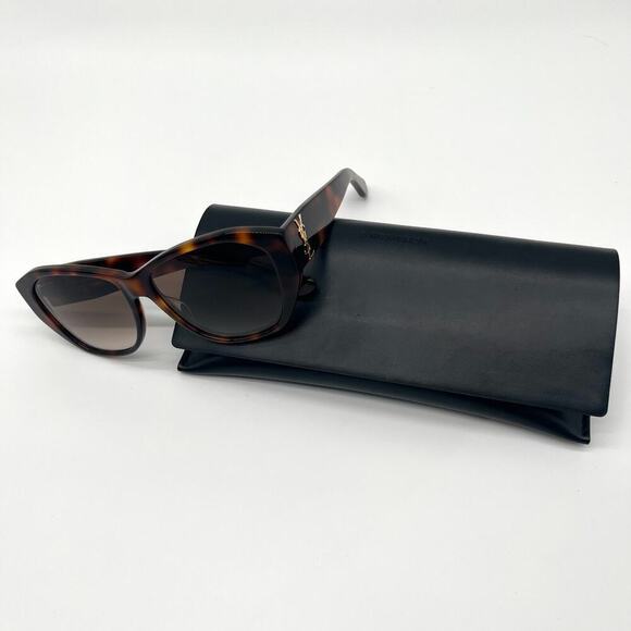 SAINT LAURENT Sunglasses Unisex, Havana Geometric Tortoise Shell, Case Included main image 6